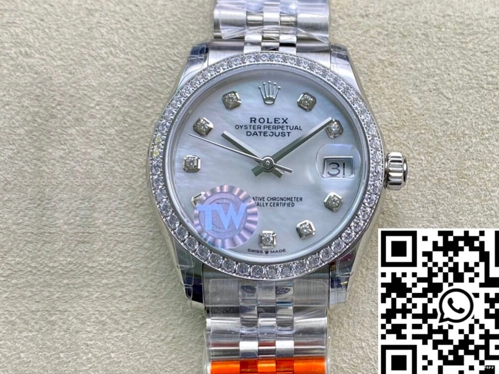 TW Rolex Factory Bezel Diamond Datejust M278384RBR-0008 0710